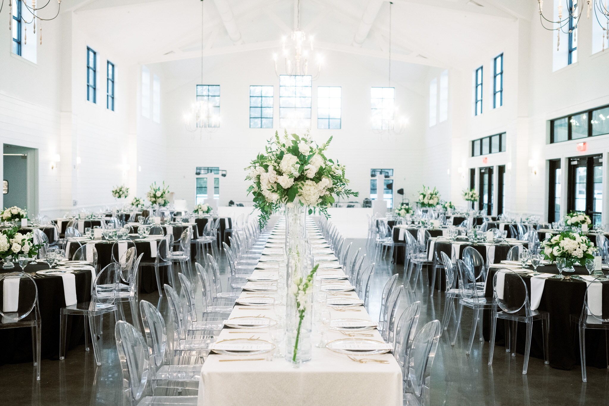 White Wedding Table Decorations